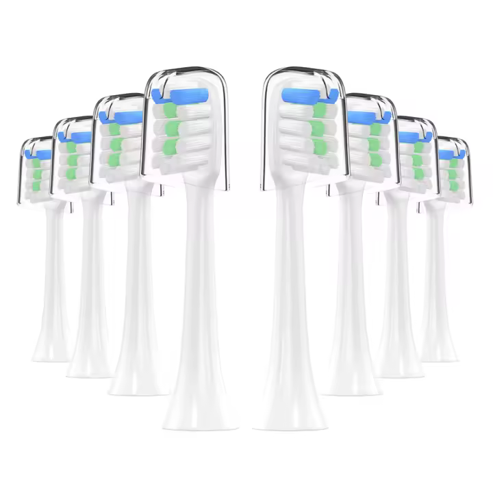 Xiaomi-cepillo de dientes eléctrico sónico Soocas x1 X3 para adultos, blanqueador ultrasónico, higiene bucal, 8 unidades - 1