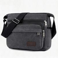 Bolso de lona a la moda para hombre y mujer, bandolera de viaje Unisex, informal, para exteriores, bandoleras clásicas - details 13