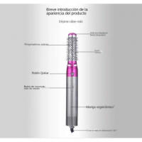 Rizador de pelo 5 en 1 peine secador de aire caliente peine rizador de pelo alisador peine secador de pelo aspiración automática - details 3