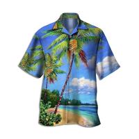 Camisa hawaiana de manga corta con estampado 3D de loro de verano para hombre y mujer, ropa para hombre - details 22