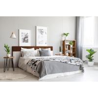 Cabecera de cama de madera para pared. Cabecera de Tablas, Superior Horizontal Blanca. Estilo Vintage, para Camas de 150 cm - details 12