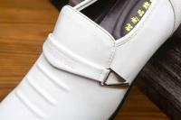 Zapatos casuales formales de cuero de Pu de acero inoxidable para hombres creativos de nuevo producto de oficina de negocios - details 12