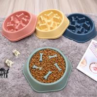 Cuenco de comida lenta a prueba de choques para perros, comedero para perros pequeños y medianos, olla de comida para gatos, suma - details 0