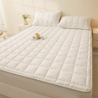 Bonenjoy, 1 pieza, colchón acolchado, colcha suave, adornos de cama finos, funda para alfombrilla de cama de Color sólido, suelo de colchón para el hogar (sin funda de almohada) - details 1