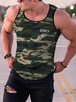 2025 Camiseta sin mangas con estampado de camuflaje 3D para hombre, camiseta sin mangas para deportes al aire libre, camiseta sin mangas para hombre a la moda de verano para todos los días - details 3