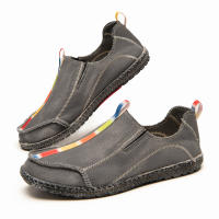 Zapatos de lona informales para hombre, mocasines transpirables, suaves y cómodos, antideslizantes, sin cordones, para conducir - details 6