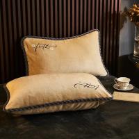 Funda nórdica suave y cálida de terciopelo de leche azul, manta de felpa de doble cara, ropa de cama de lujo, tamaño Queen, invierno, nuevo - details 23