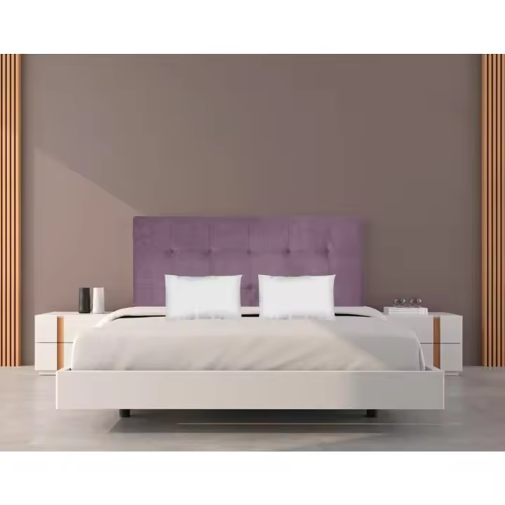 Cabecero de Cama Antimanchas Lisboa Cabezal de Almohada de Tela Nido AQUALINE - 1