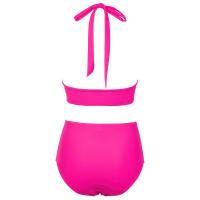 Conjunto de Bikini de Cintura Alta Traje de Baño Negro Ajustable para Mujeres Control de Barriga - details 7