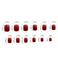 24 Uds., uñas postizas cortas de color rosa, reutilizables, portátiles, cortas, redondas, para decoración diaria de uñas - details 2