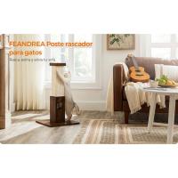 FEANDREA Tiragrañas para gatos, 73 cm, rascador de sisal, marrón rústico - details 0