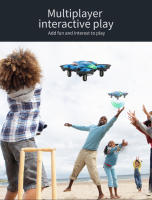 JJRC-helicóptero a Control remoto H102 para niños, 3 modos, 2,4G, Quadcopter, barco, Uav, Rc, Drone, lanzamiento de luz, juguetes rotativos, regalo de Navidad - details 2
