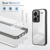 Funda Para Xiaomi Redmi Note 13 Pro +/ 13 Pro Plus , carcasa protectora antisísmica de placa trasera dura acrílica transparente - details 3