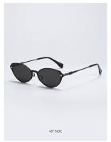 Nuevas Gafas de Sol Polarizadas para Mujer Gafas de Sol de Ojo de Gato Retro a Prueba de Rayos UV de Alta Gama con Montura Pequeña Incorporada de Moda Europea y Americana - details 13