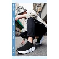 Zapatillas de deporte de punto para hombre y mujer, calzado deportivo ligero y cómodo, sin cordones, con plataforma, a la moda, gran oferta - details 8