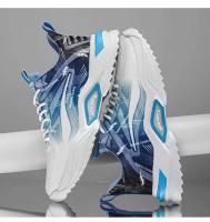 Deportes informales de alta calidad para hombre con parte superior de malla transpirable, suela elástica de PVC, zapatos cómodos para caminar, zapatos de gran tamaño para el verano - details 9