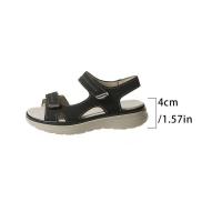 Sandalias casuales de velcro nuevas de verano con suela gruesa de talla grande para mujer - details 17