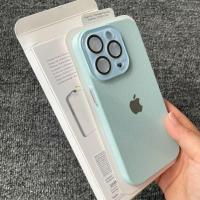 La nueva funda para teléfono móvil Apple 15 con patrón de lichi, funda de cuero con patrón para iPhone 14 Pro Max, lente 13 todo incluido, color sólido 12 para hombre, 16 - details 1