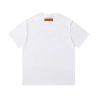 Camisetas Casuales de Verano para Hombres Algodón Puro, Cuello Redondo, Mangas Cortas, Novedad con Estampados de Logotipo - details 1