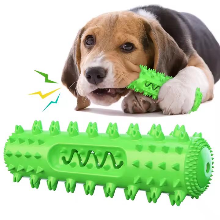 Juguete de Dientes para Perros Cepillo de Dientes de Pata de Pollo con Estructura Serrea - 1