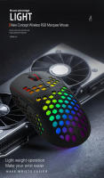 BL110-ratón inalámbrico para juegos, periférico con luz de respiración colorida RGB, recargable tipo C, 6D, Esports - details 1