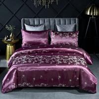 Juego de cama de alta gama, jacquard, tamaño king, juego de cama de boda europeo de lujo - details 51