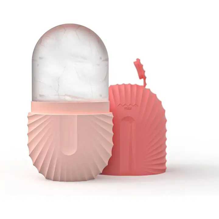 Rodillo de Hielo para Cara Scttomon Masajeador de Cubos de Hielo Reutilizable para Cara/Ojos/Cuello - 1