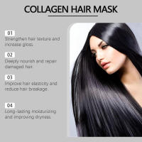La película de cuidado de colágeno nutre, hidrata, repara y repone el cabello para un cabello suave y flexible. - details 4