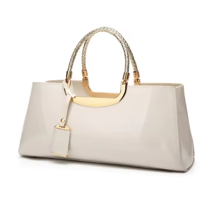 Bolsos de Mujer 2025 Bolsos Charol con Pegamento Ligero Moda Europea y Americana - 1