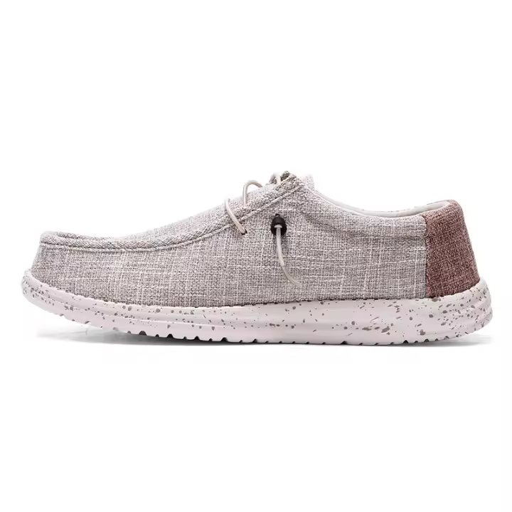 Zapatos deportivos informales y zapatos para caminar, cómodos y transpirables, sin zapatos para navegar para hombres - 1