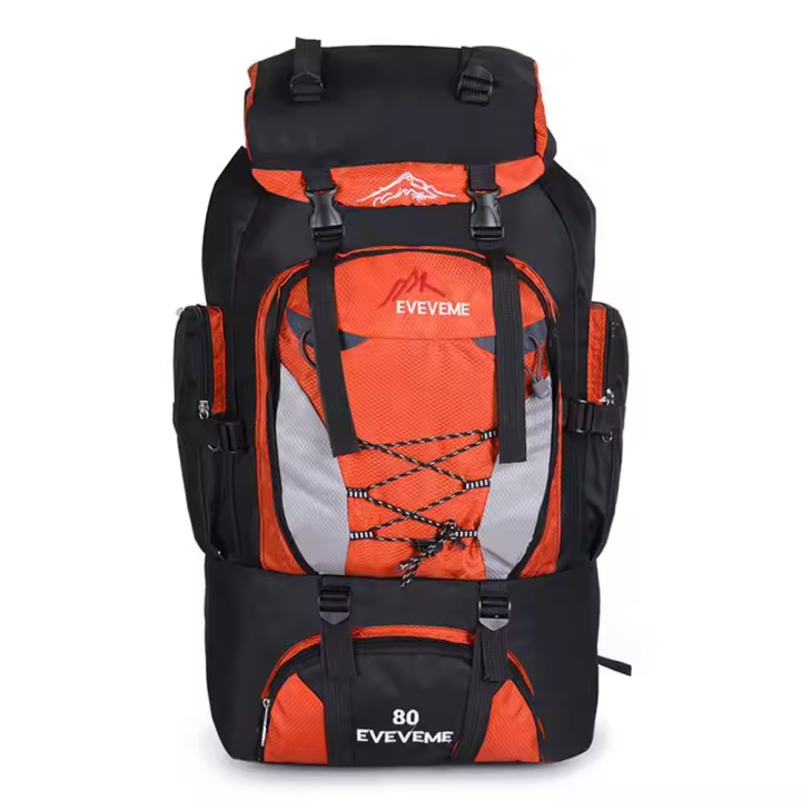Bolsa de equipamiento de viaje para hombre, mochara Grande de 80L para exterior, senderismo, camping, montañismo, Escalada - 1