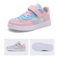 Moda verano niños zapatos casuales suaves lindas niñas rosa púrpura luz gruesa zapatillas de deporte de malla de aire chico princesa Net calzado deportivo - details 23