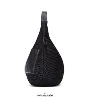 Bolso de malla vintage bolso de hombro de gran capacidad estilo punk remaches - details 12