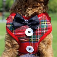 Collares para perros con lazo elegante, corbata, cuerda de tracción, arnés navideño para mascotas para perros pequeños y medianos, correa para el pecho para gatos, accesorios para perros, regalos - details 3