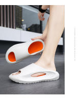 Zapatillas de Baño Unisex con Suela Gruesa Moda Hombres Zapatos de Playa EVA Suaves Antideslizantes Talla Grande Color Sólido Material Superior - details 10