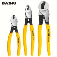 Tijeras para cortar cables de 6 pulgadas/8 pulgadas/10 pulgadas, alicates peladores, alicates de corte Manual, disyuntores especiales para electricista - details 0