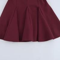 Vestido clásico de moda para mujer con dobladillo ancho y lazo - details 11