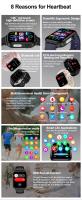 Reloj inteligente ET570, dispositivo con detección de frecuencia cardíaca, Bluetooth, llamada, función SOS, entrenamiento respiratorio, HD, novedad de 2024 - details 1