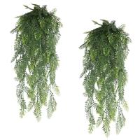 Plantas artificiales de ratán persa, colgante de enredo verde falso, plantas de plástico resistentes a los rayos UV para exteriores, decoración para fiesta de boda - details 3