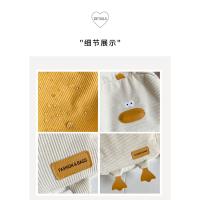 Dibujos animados estilo japonés ins lindo patito mochila femenina de pana informal mochila de campus estudiante universitario de secundaria. - details 23