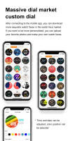 Relojes mujer inteligentes Fitness deporte Bluetooth llamada Despertador sano dormir ritmo cardíaco presión arterial hombre reloj - details 11