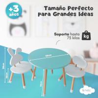 Conjunto Redonda y Dos s. Diseño robusto en Mara Pino. Ial s, Creatividad y Aprendizaje Seguro (Blanco) - details 3