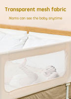 PANGDUBE Barrera de seguridad para cama de bebé, cama multifuncional para bebé en la cama con bolsa de almacenamiento y cuerda de fijación, barandilla para cama de niño - details 4