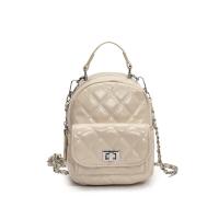Moda pequeña fragancia textura portátil pequeña mochila diamante cadena de alto sentido versátil mochila diaria - details 8