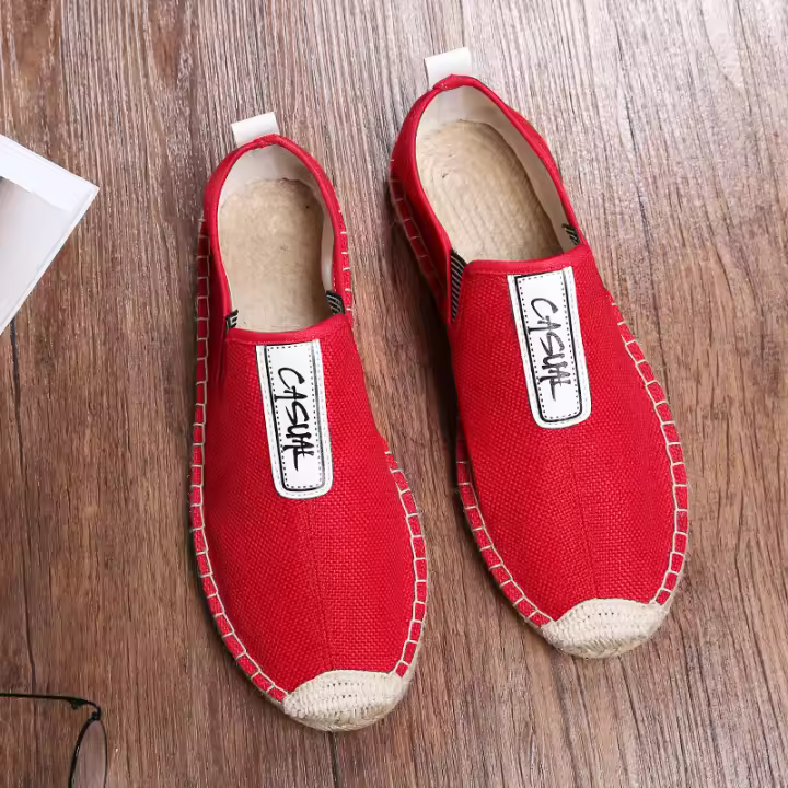 Zapatos transpirables casuales de pescador de lona para hombre, moda de verano - 1