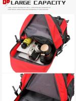 Bolsa de Montañismo al aire libre portátil, bolsa de viaje de gran capacidad, mochila impermeable para hombres y mujeres, mochila de viaje ligera - details 3