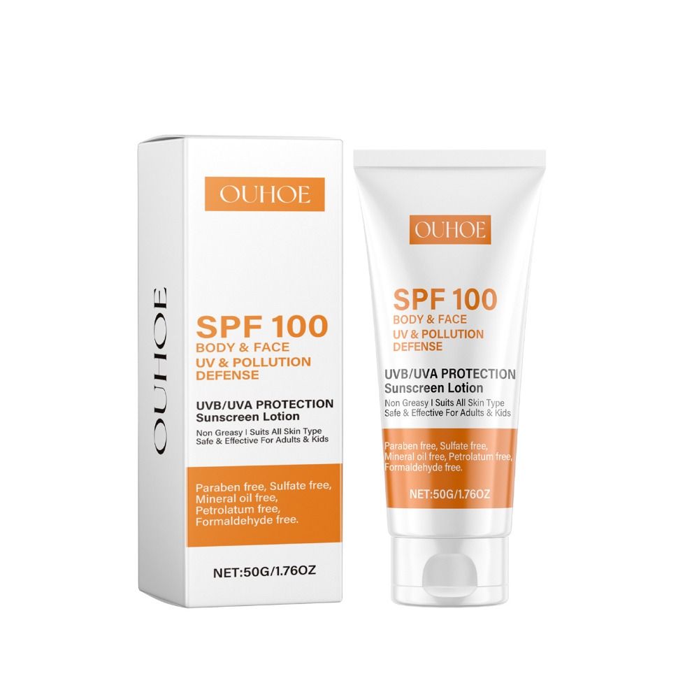Loción Solar SPF100, Hidratante Nutritiva, Transparente, Refrescante