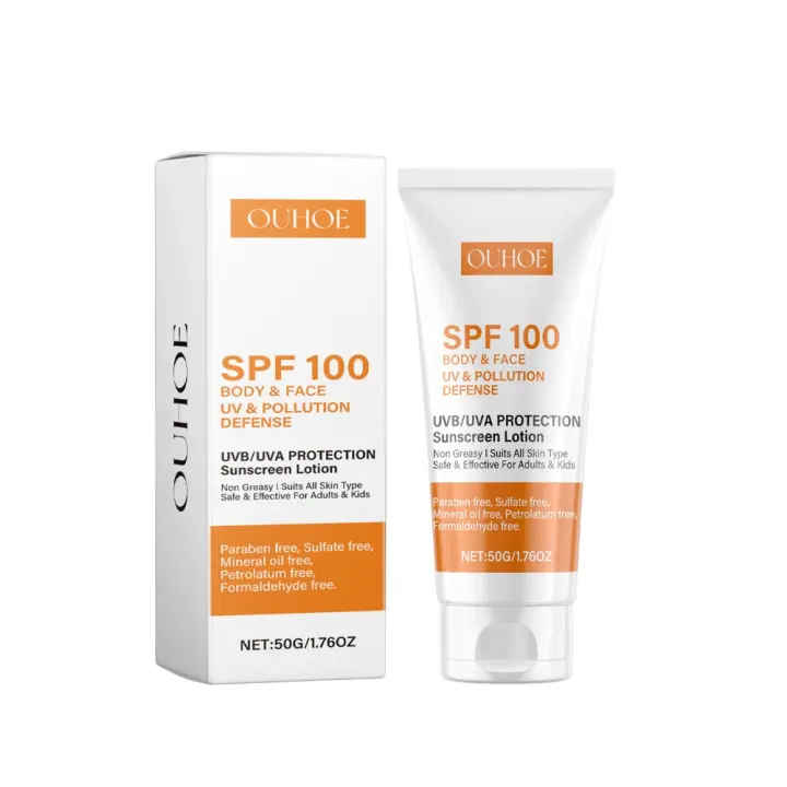 Loción Solar SPF100, Hidratante Nutritiva, Transparente, Refrescante - 1