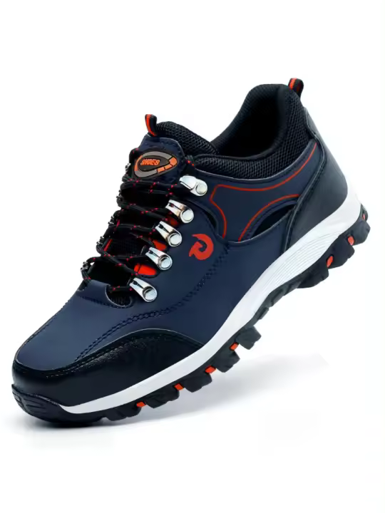 Zapatos con puntera de acero para hombre, zapatos protectores, botas de trabajo, zapatos de seguridad a prueba de perforaciones, zapatos de trabajo para hombre, zapatillas de deporte, zapatos de construcción - 1
