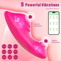Estimulador de clítoris con succión para mujer, bragas con Control por aplicación, vibrador, succionador de clítoris, masturbador femenino, juguete sexual interactivo para parejas - details 2